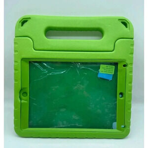Kids EVA Shockproof Case Screen Protector Stand For 9.3”x6.6” Tablet Green Flaws